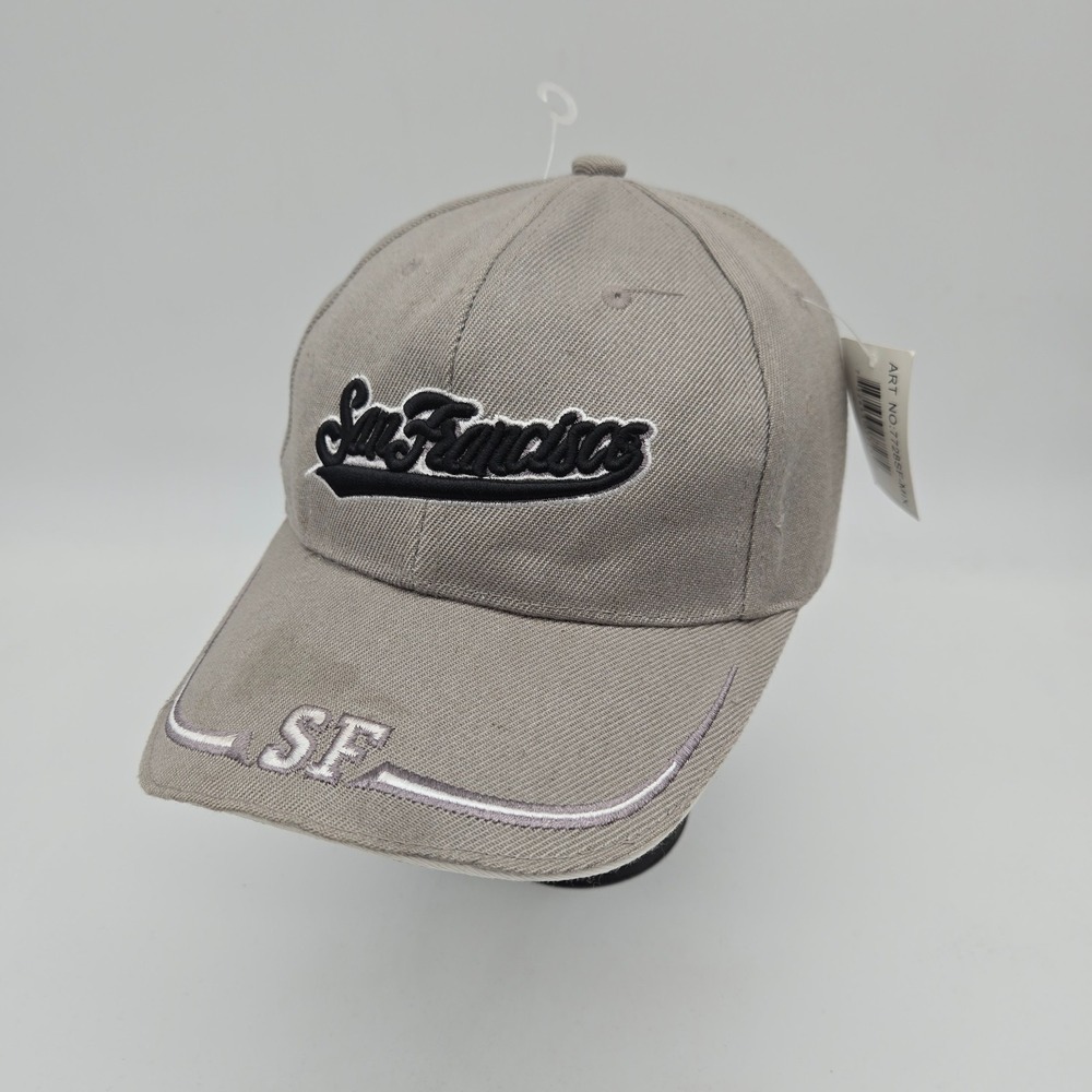 San Francisco California Strapback Hat Baseball Cap Gray City Tourist Souvenir